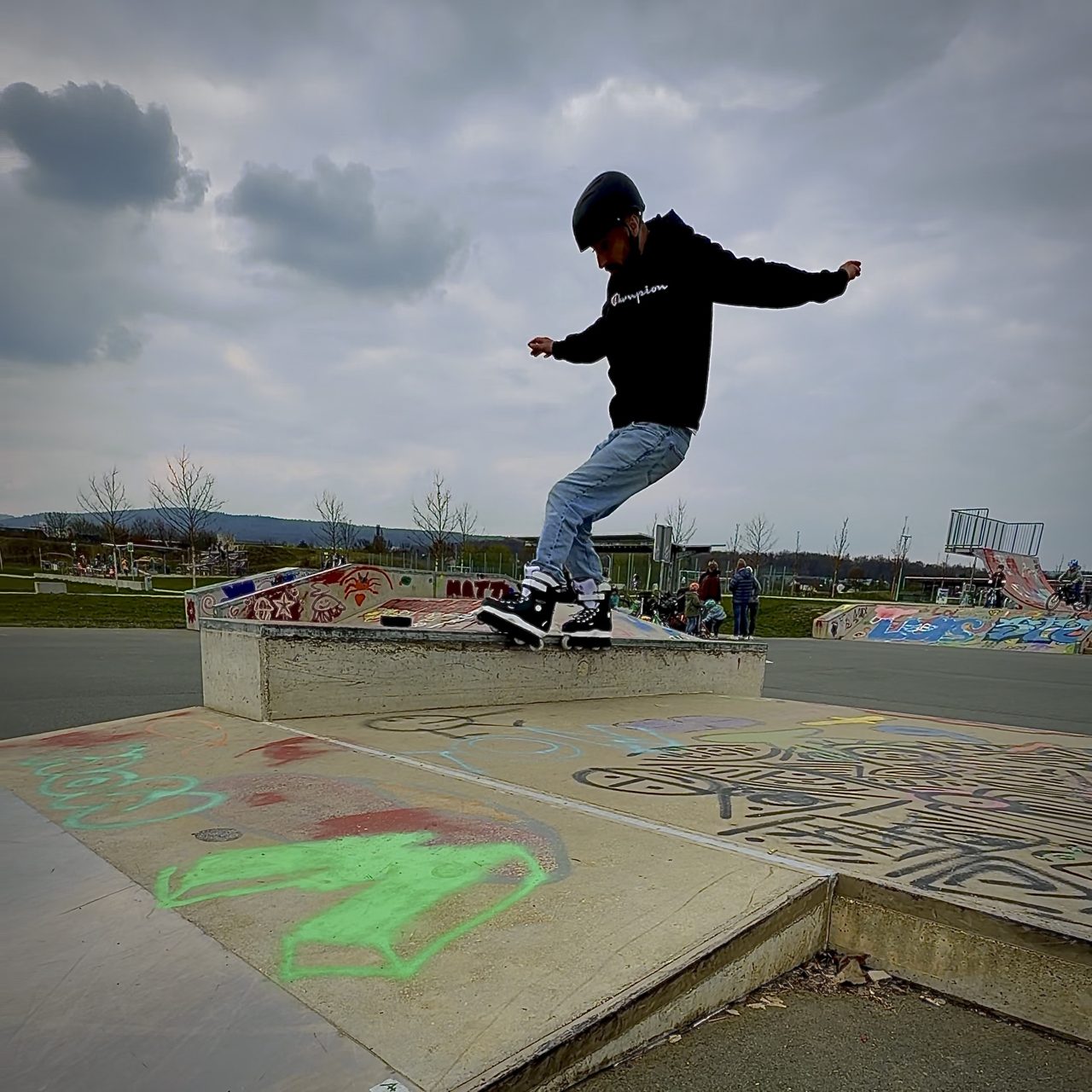 My First one 😎
#trick #crew #skatepark 