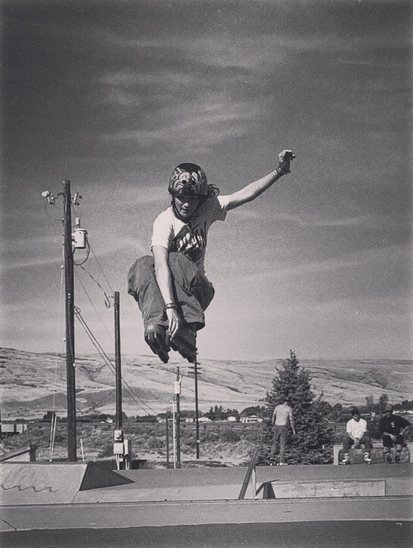 Rollerblading clip
