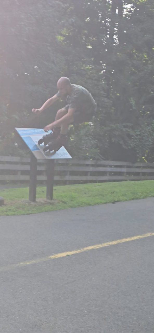 3x110mm bike trail wall ride