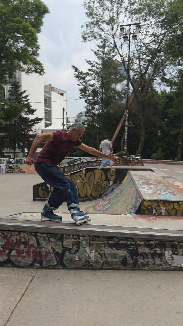 Skatepark Parque Lira, cajón flat. Acid 180. #skatepark 