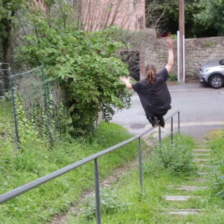 Rollerblading clip