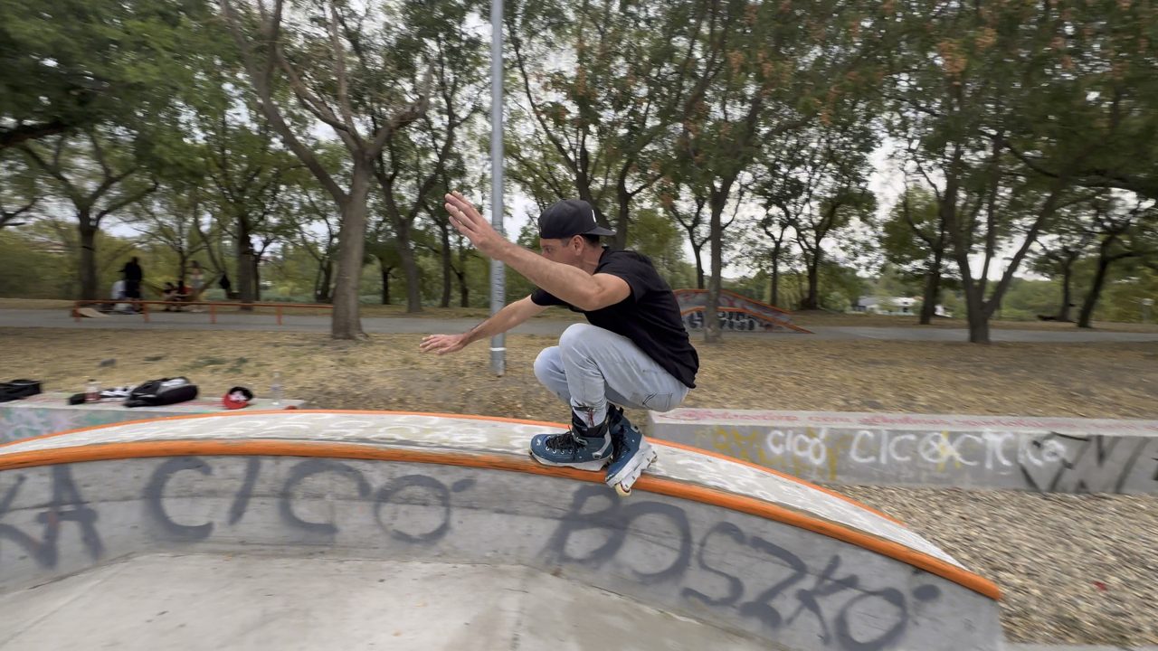 Rollerblading clip