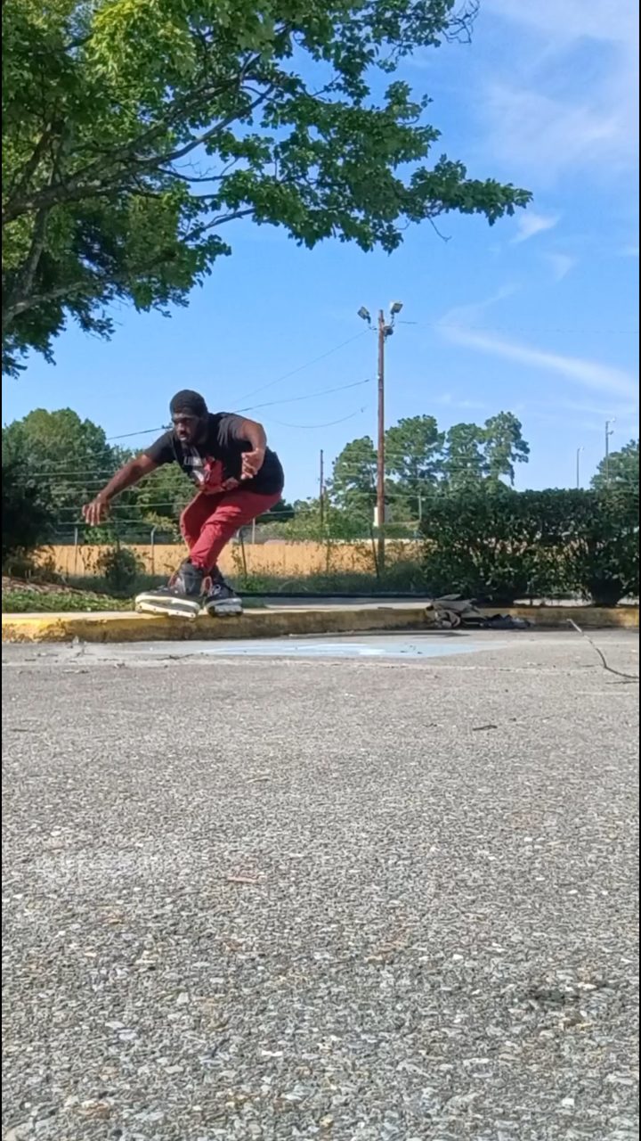Rollerblading clip