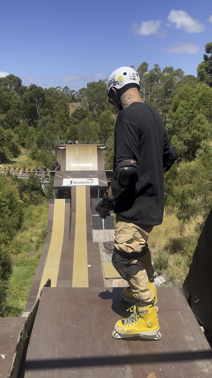 Mega ramp session at the mega ranch 