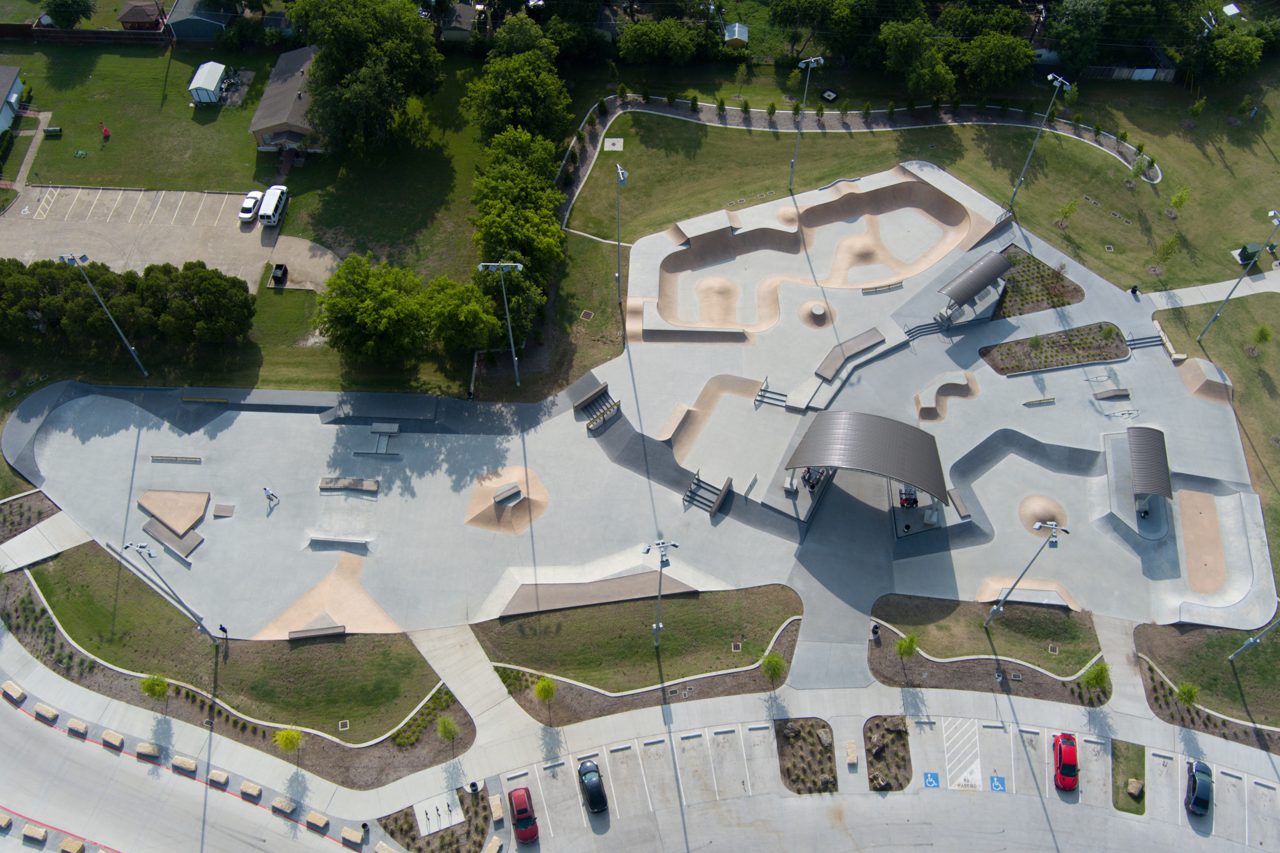 JON COMER SKATEPARK — rollerblading spot in Garland, USA