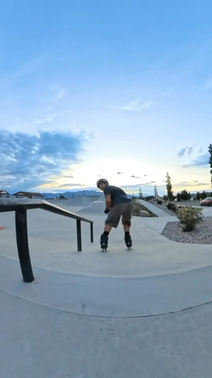 With the insta 360 #notcore #nothesh #skatepark 