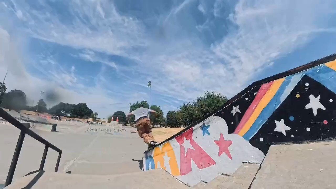 Morning sesh at Hoffman skate park