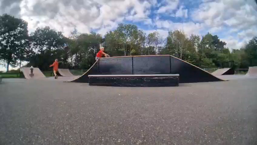 Rollerblading clip