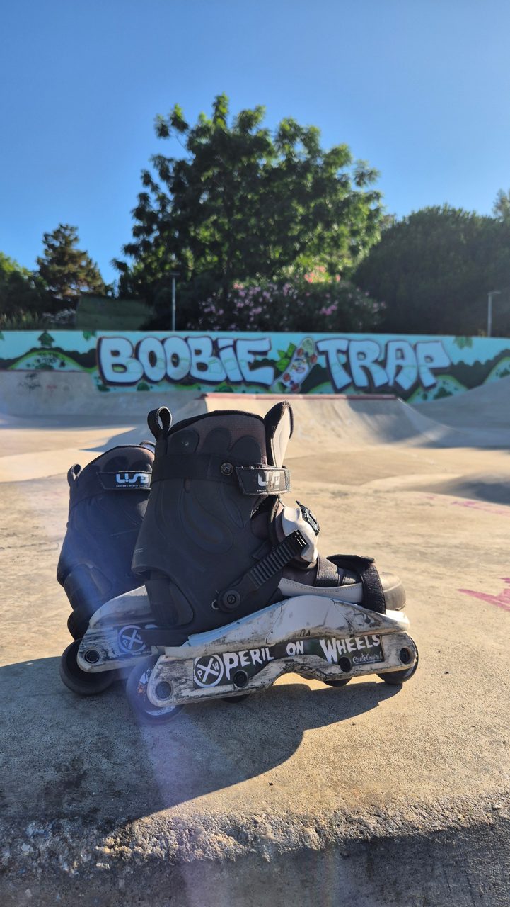 Most recent set-up... featuring Boobie Trap Park... on my last trip to the home land 🇵🇹 #spot #skatepark 
