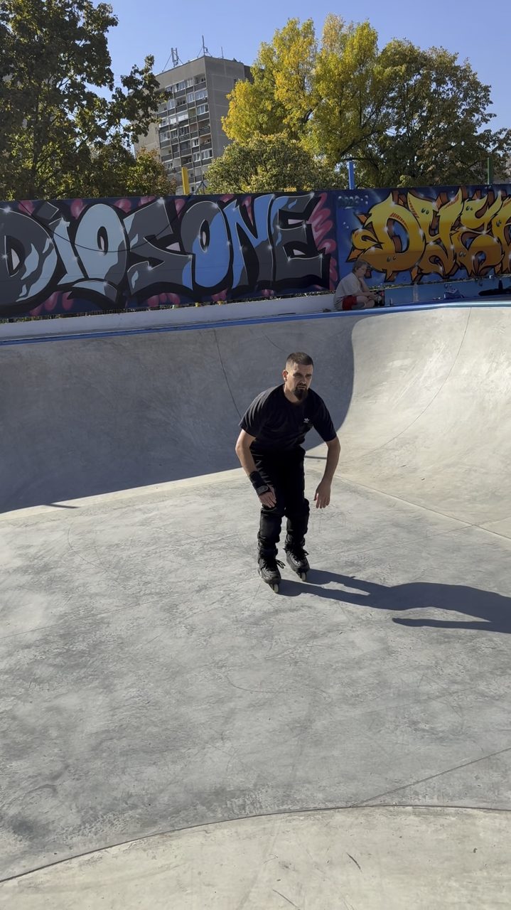 Rollerblading clip