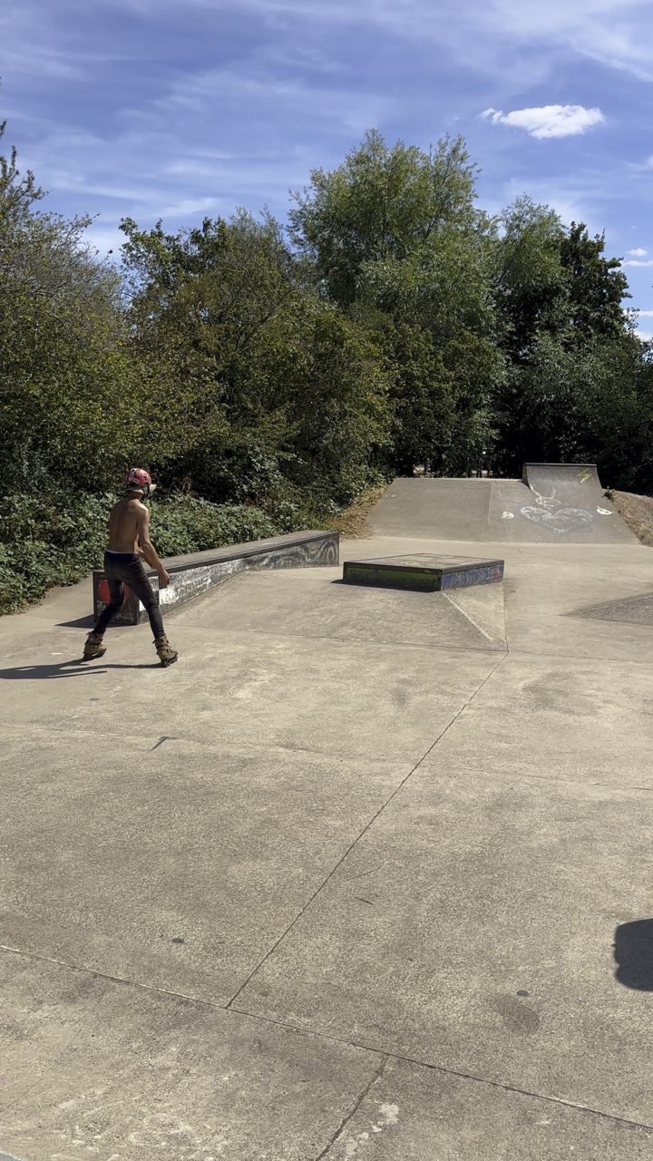 Tap tap tap Boom. 🤩😎 #skatepark #session #trick 