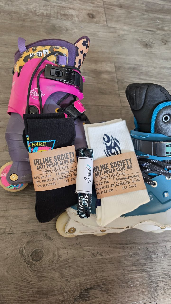 Socks and Laces by Inline Society Anti Poser Club MX for our USD's Rockets #crew 