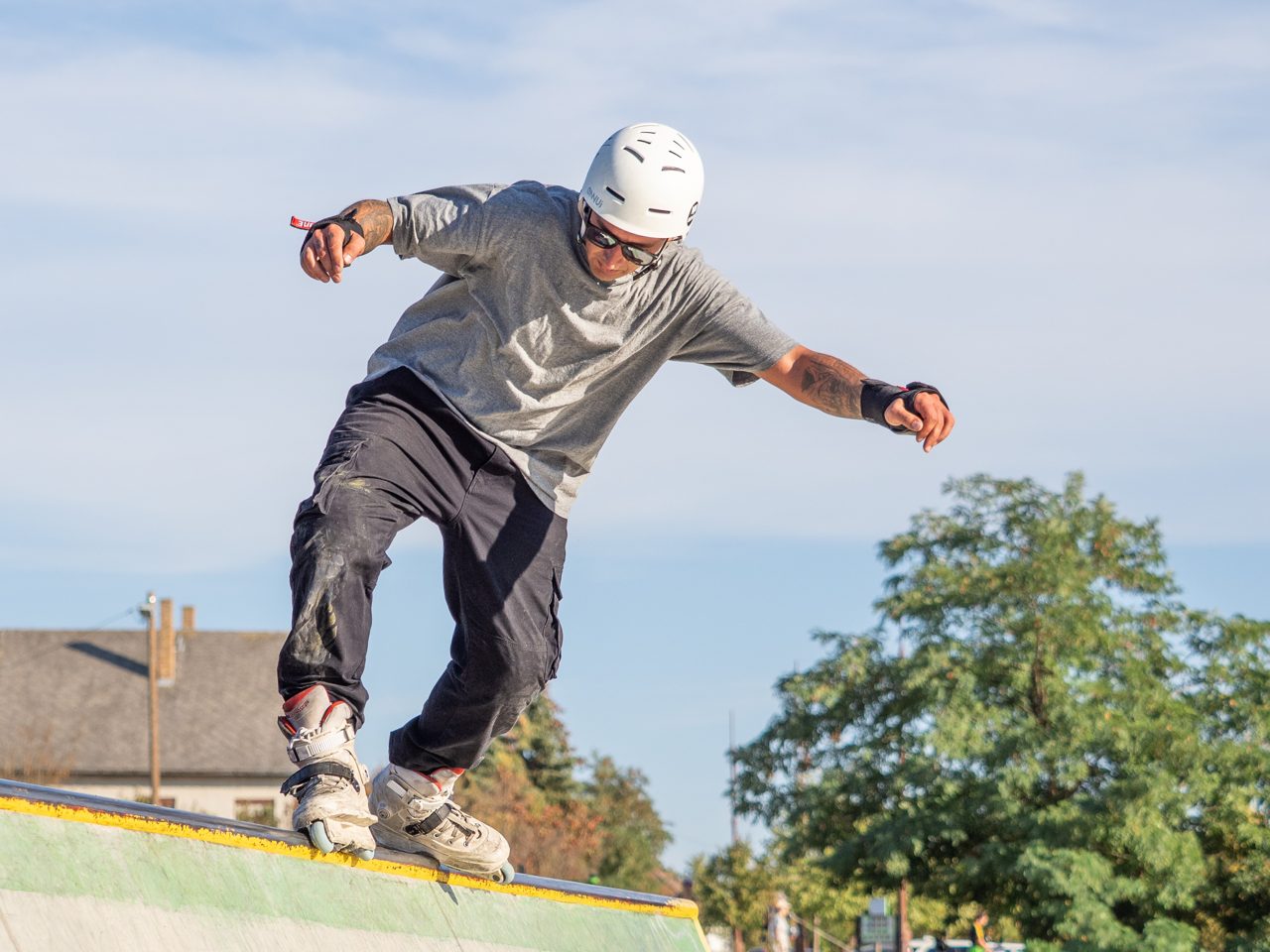 Rollerblading clip