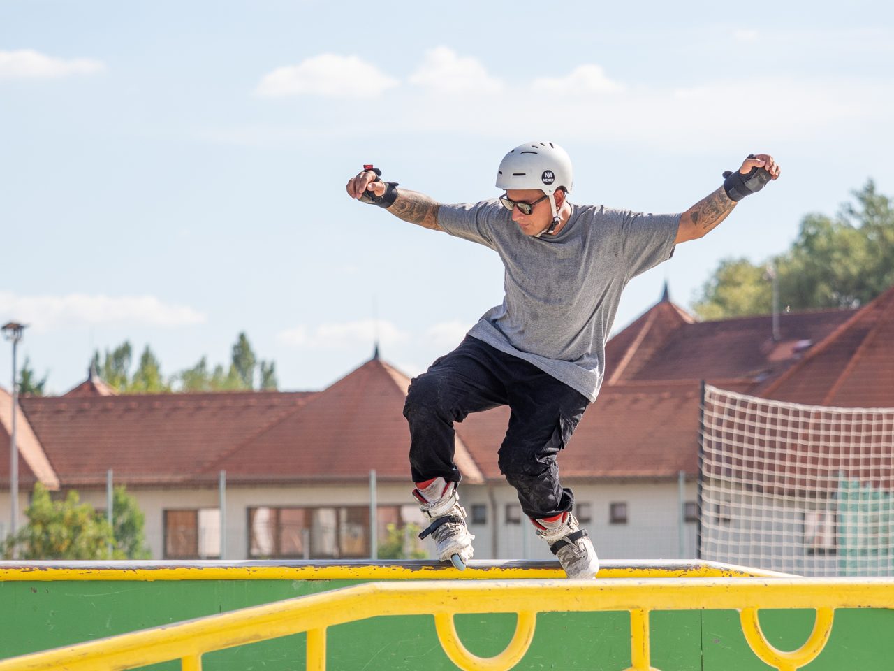 Rollerblading clip
