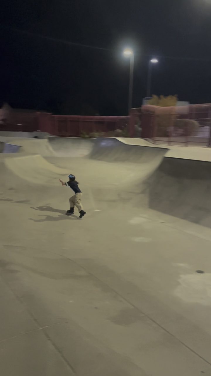 Rollerblading clip