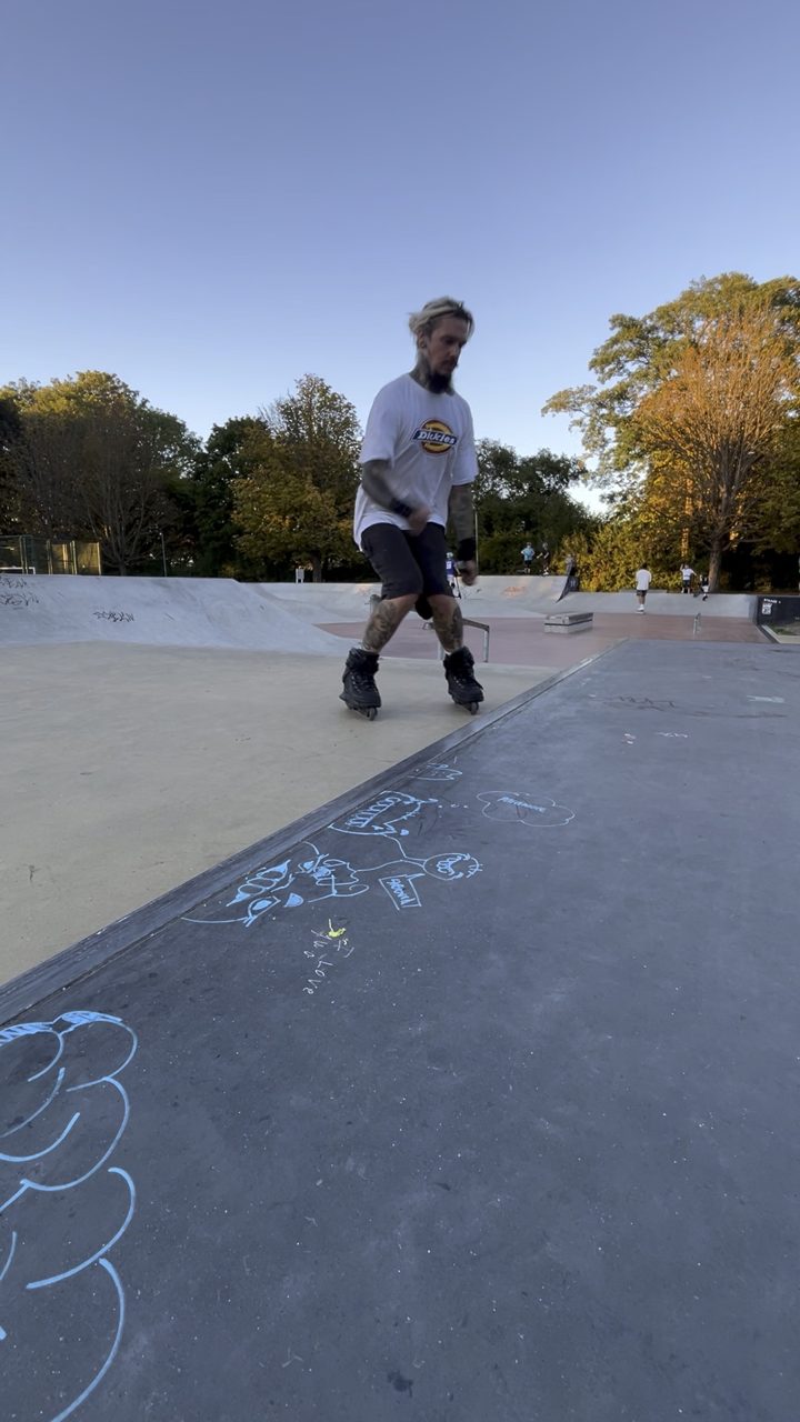 6th session back after 20 years. Hyped to be back blading again!