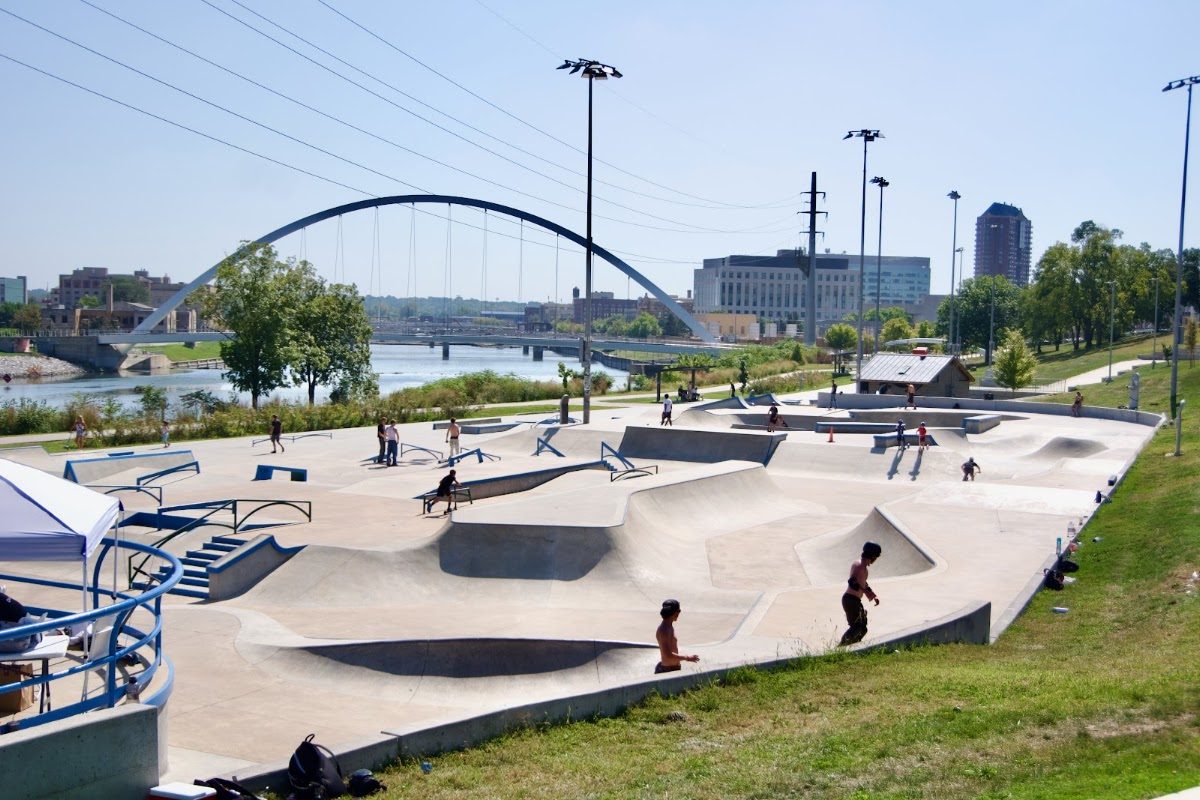 Lauridsen Skatepark — rollerblading spot in Des Moines, USA