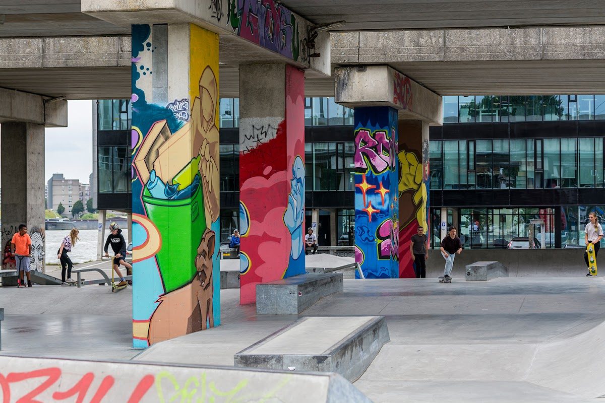 Skatepark Dordrecht Maasplaza — rollerblading spot in Dordrecht, Nederland