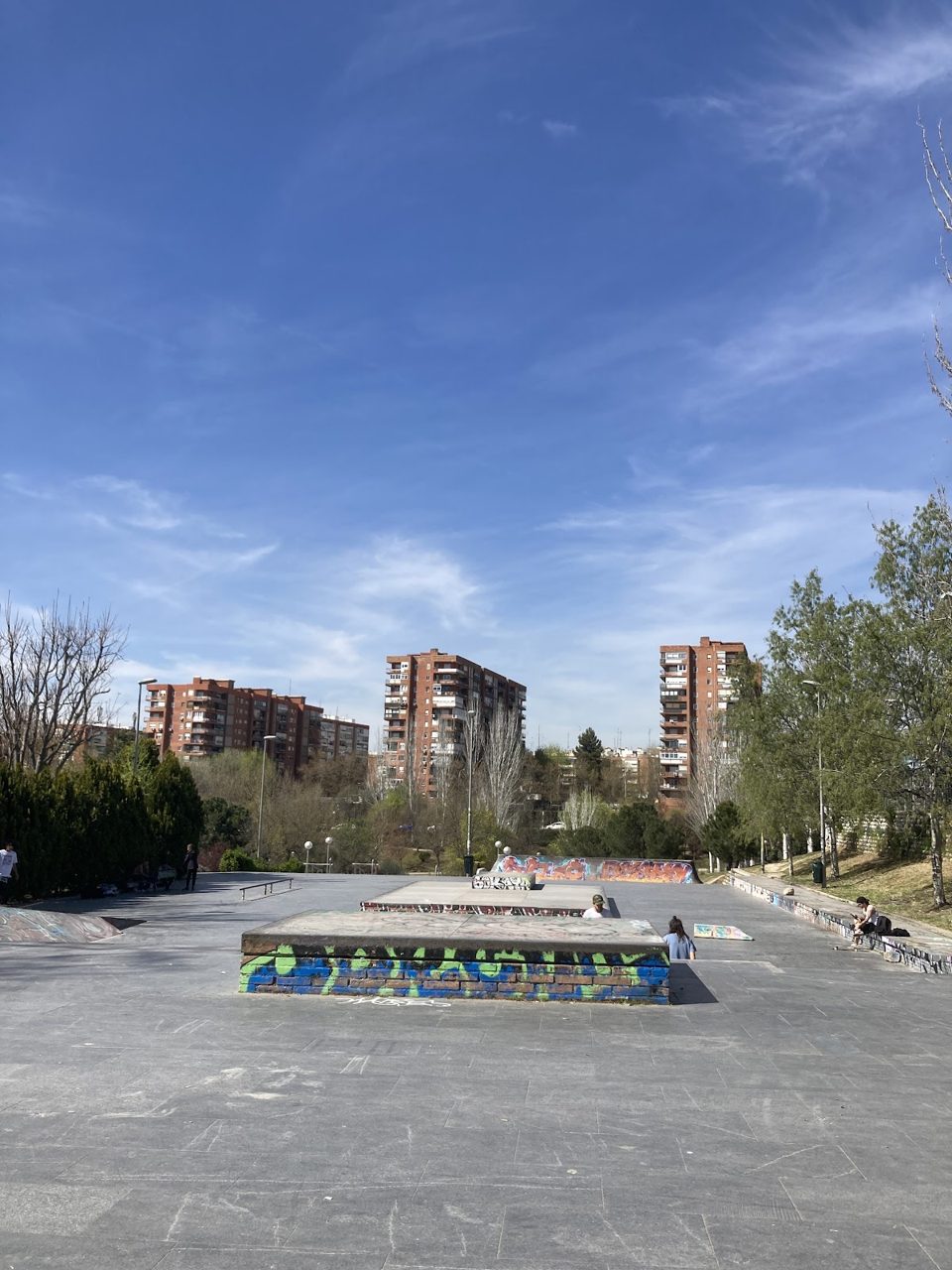 Skate plaza — rollerblading spot in Madrid, Spain