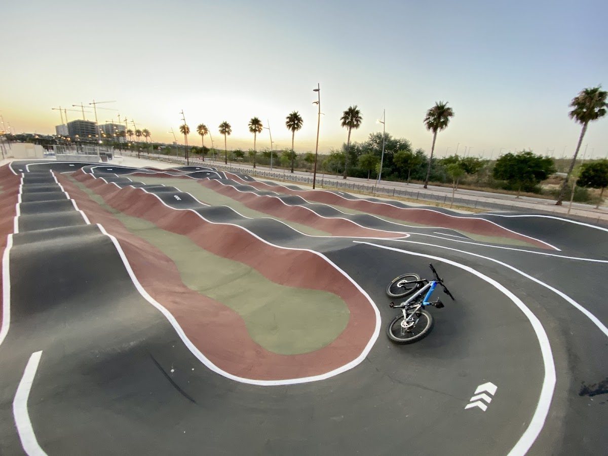 Pumptrack Entrenúcleos — rollerblading spot in Dos Hermanas, Spain