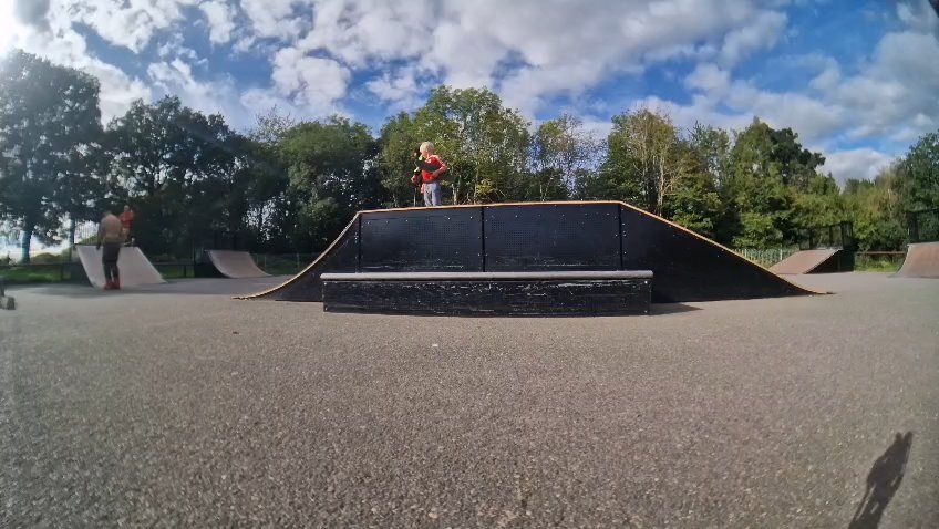 Rollerblading clip